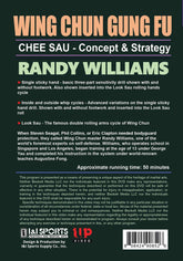 2 DVD SET Randy Williams Wing Chun Chee Sau Combat Sticky Hands Secrets